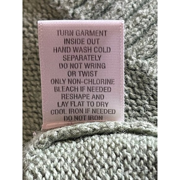 CJ Banks Women's Christmas Sweater Green Zip Front Snowmen Size 2X - Picture 13 of 14